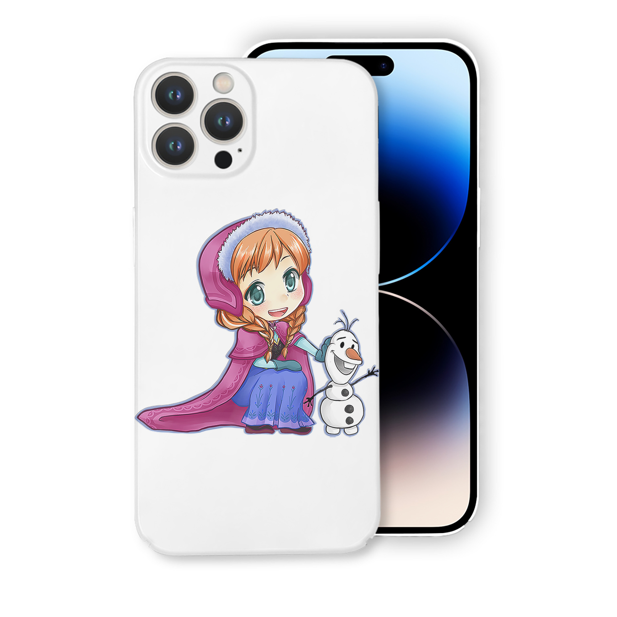 （画像用） アナと雪の女王 アンナ エルサ Frozen Anna Elsa 【iPhone 14シリーズ対応】ハードケース